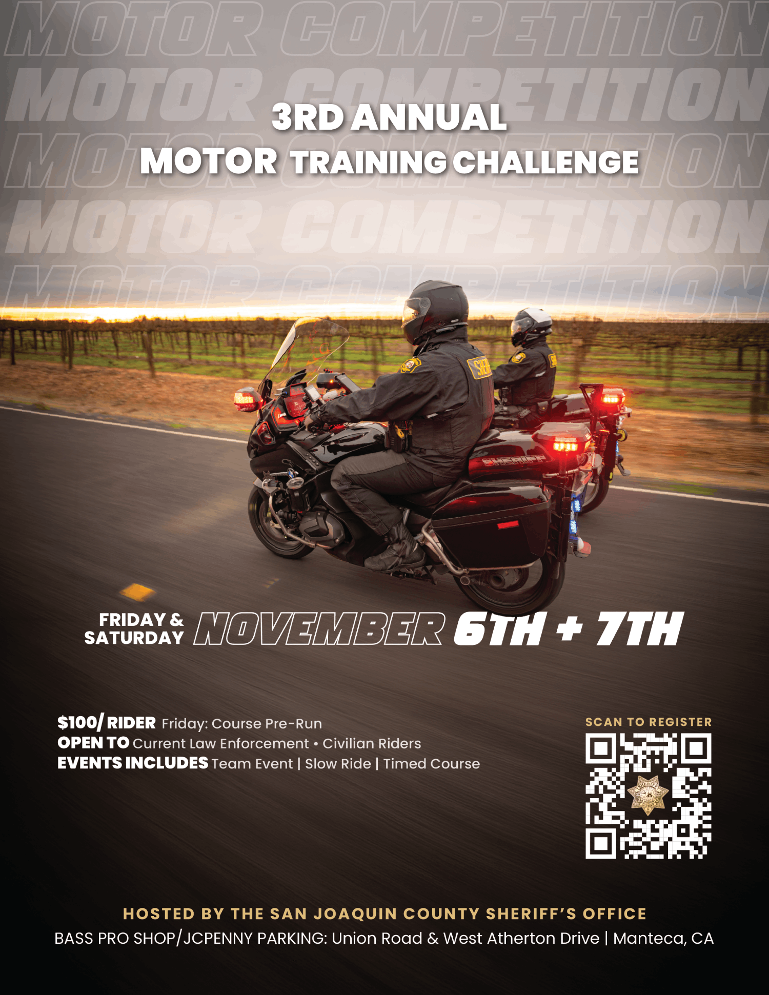 San Joaquin Sheriff Motor Competition 2026